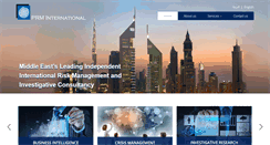 Desktop Screenshot of prm-international.com